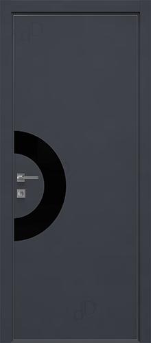 Межкомнатная дверь Dream Doors T34 Лакобель черное