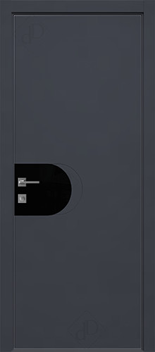 Межкомнатная дверь Dream Doors | модель T38 Лакобель черное
