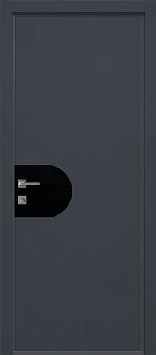 Межкомнатная дверь Dream Doors | модель T39 Лакобель черное