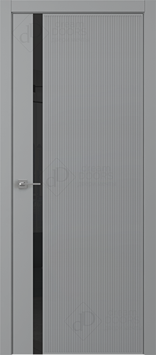 Межкомнатная дверь Dream Doors U25 Лакобель черное