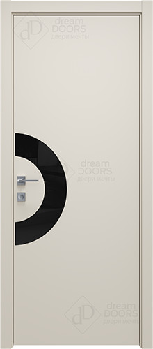 Межкомнатная дверь Dream Doors | модель A34 ДО Лакобель черное