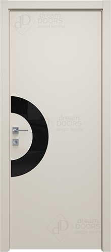 Межкомнатная дверь Dream Doors A34 ДО Лакобель черное