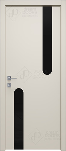 Межкомнатная дверь Dream Doors | модель A36 ДО Лакобель черное
