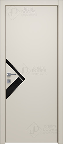 Межкомнатная дверь Dream Doors | модель A37 ДО Лакобель черное