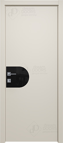 Межкомнатная дверь Dream Doors | модель A39 ДО Лакобель черное