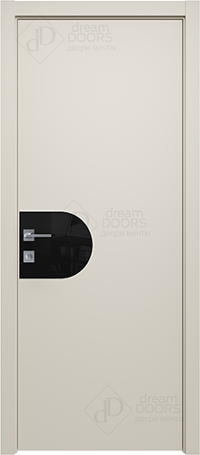 Межкомнатная дверь Dream Doors A39 ДО Лакобель черное