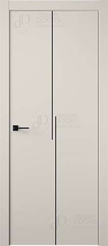 Межкомнатная дверь Dream Doors | модель Лайн 11 (черный молдинг)