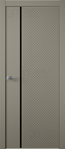 Межкомнатная дверь Dream Doors Стиль 5-U1 ДО Черный триплекс