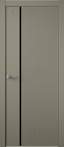 Межкомнатная дверь Dream Doors | модель Стиль 5-U10 ДО Черный триплекс