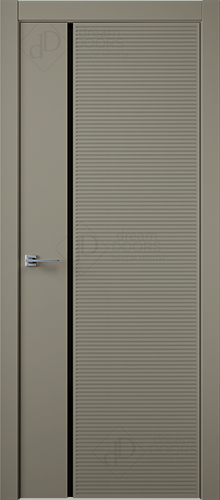 Межкомнатная дверь Dream Doors Стиль 5-U10 ДО Черный триплекс