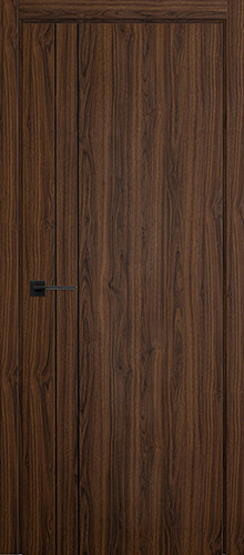 Межкомнатная дверь Лис Холдинг | модель Fox 4 (черный молдинг и черная АБС кромка)