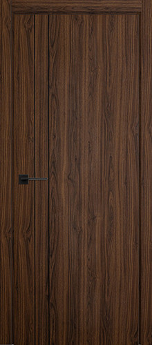 Межкомнатная дверь Turen Becker Fox 4 (черный молдинг и черная АБС кромка)