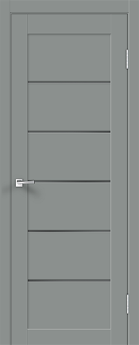 Межкомнатная дверь Velldoris Linea 1 PO Мателюкс графит