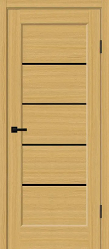 Межкомнатная дверь Velldoris Premier 1 PO Лакобель черное