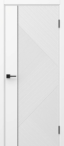 Межкомнатная дверь House Doors | модель Соло 4 (молдинг черный)