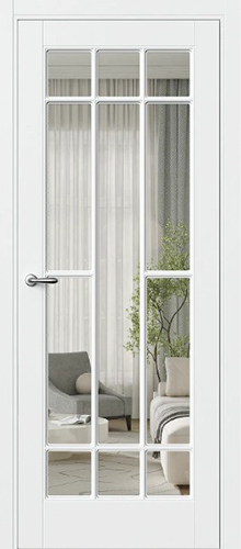 Межкомнатная дверь Фрамир Савона 11 ПО Фацет прозрачное