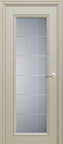 Межкомнатная дверь Статус | модель 1011 Белое Английская решётка