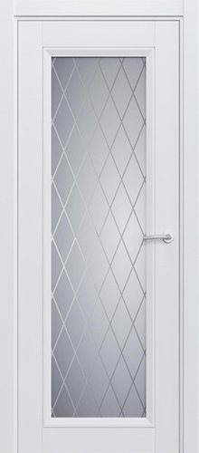 Межкомнатная дверь Статус 1011 Белое Ромб