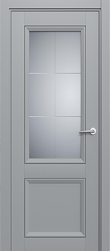 Межкомнатная дверь Статус 1021 Белое Итальянская решётка