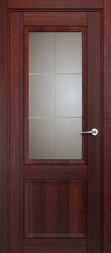 Межкомнатная дверь Статус 1021 Бронза Итальянская решётка