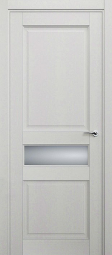 Межкомнатная дверь Статус 534 Сатинато белое