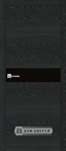 Межкомнатная дверь Фрамир Loft 1 Черное стекло