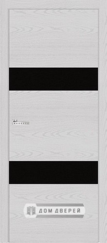 Межкомнатная дверь Фрамир | модель Loft 2 Черное стекло