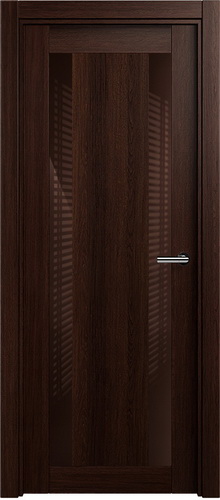 Межкомнатная дверь Status 822 стекло глосс коричневое