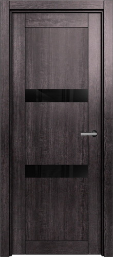 Межкомнатная дверь Status 832 стекло глосс чёрное