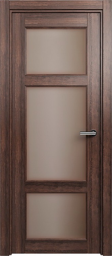 Межкомнатная дверь Status 542 стекло сатинат бронза
