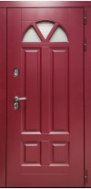 входная дверь Барселона (Красная RAL 3004) снаружи