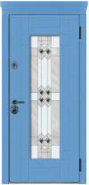 входная дверь Бенвиль (Небесно-голубой) снаружи