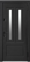 входная дверь Калон Терморазрыв (Черно-серый/Белый) Calone снаружи