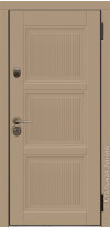 входная дверь Леверс Терморазрыв (Капучино RAL 1019/Слоновая кость RAL 9001) Levers снаружи