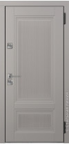 входная дверь Толсон Терморазрыв (Платиновый серый RAL 7036/Серый RAL 7044) Tolson снаружи