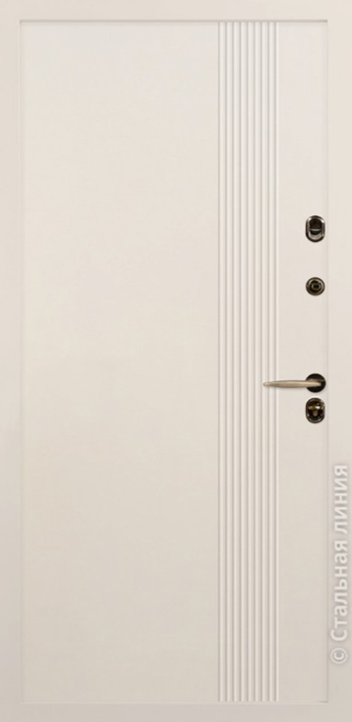 входная дверь Бореалис (Черный RAL 9005/Слоновая кость RAL 9001) Borealis внутри